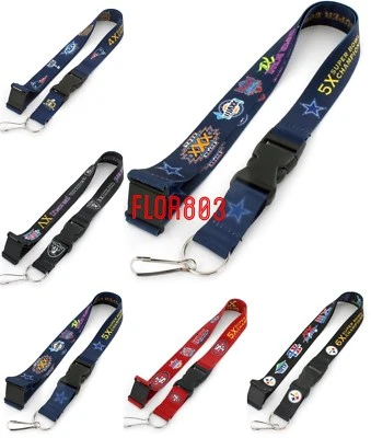 NFL Team super bowl champions Keychain Lanyard - Image 1 of 4