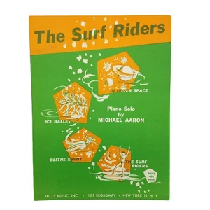 The Surf Riders 1960 Vintage Sheet Music Piano Solo Michael Aaron Piano Course - Picture 1 of 4