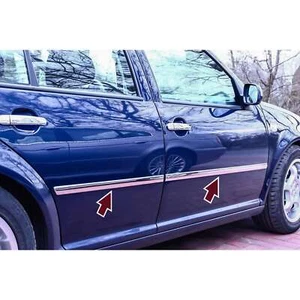 Edelstahl Türleisten passend für VW GOLF 4, BORA, 1997-2006|Set 4 Türen, poliert - Afbeelding 1 van 4