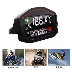 Velocímetro digital GPS para motocicleta alarma odómetro tacómetro para 1,2,4 cilindros - Imagen 1 de 7