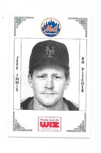 JEFF INNIS 1991 METS THE WIZ # 196 **FREE SHIPPING** - Picture 1 of 1