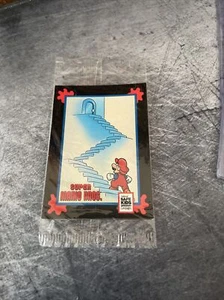 Tarjeta coleccionable Impel 1991 golosinas Nintendo Super Mario Bros. Pack de 3 tarjetas precintadas - Imagen 1 de 3
