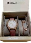Brand New Michael Kors Rose Gold Ladies Watch And Matching Bracelet