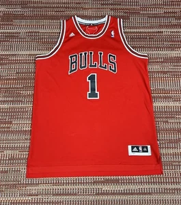 Adidas Chicago Bulls Derrick Rose NBA Basketball Swingman Jersey 2XL +2 Length - Picture 1 of 14