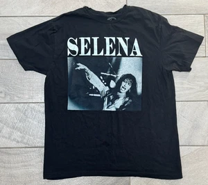 Selena Shirt Mens L Black Official Merchandise Tee Music Legend 2022 Pre-owned - Picture 1 of 3