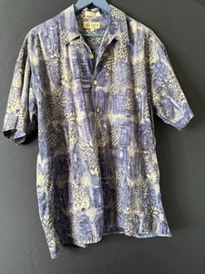Vintage J.C Taylor Men’s Hawaiian Shirt L Pineapple Print 100% Cotton - Picture 1 of 5