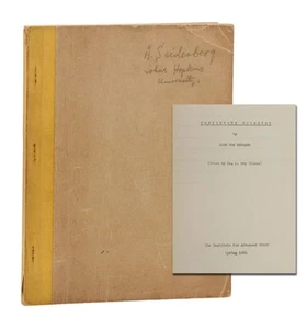 Continuous Geometry ~ by JOHN VON NEUMANN ~ Rare Lecture Notes ~ 1936 - Imagen 1 de 9