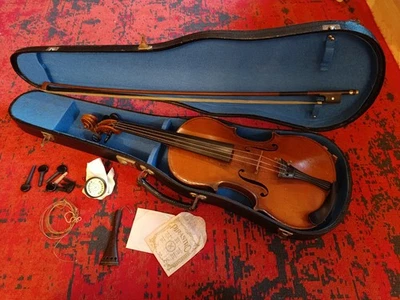 Dresden 1907 Old Violin Heckermann & Lesser Vintage - Image 1 of 4