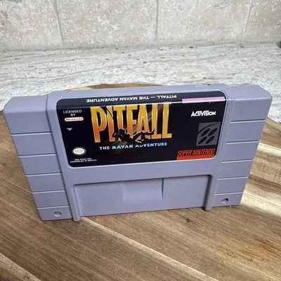Pitfall: The Mayan Adventure (Super Nintendo, SNES) Authentic Tested Cart Only - Image 1 of 4