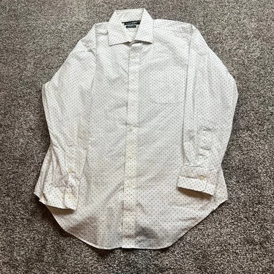 Camisa Lauren Ralph Lauren Para Hombre XL 16.5 32/33 Calce Clásico Elástico Lunares Foto 1 de 4