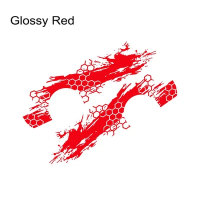 2PCS Car Door Side Stickers Cars Livery Honeycomb Stripes Graphics Styling Vinyl - Image 1 of 4