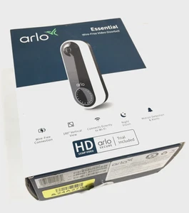 Arlo Essential 1080p Wire-Free Video Doorbell, White AVD2001-100NAS *GRADE A* - Picture 1 of 6