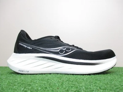 Zapatillas Saucony Ride 18 Mujer Talla 10 Medianas B Negras Blancas S11000-100 Neutras Foto 1 de 4