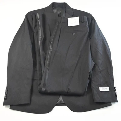 Новый Kenneth Cole 40с 33 x 32 черный Techni-Cole готов Flex Мужская куртка брюки смокинг - Изображение 1 из 4