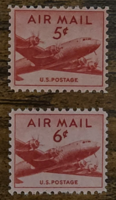 US - Scott C33 & C39- Air Mail - DC-4 Skymaster - MNH!!! - Image 1 of 1