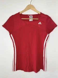 Adidas Women’s Clima 365 Red Active Wear Top Med Tennis Sport Core Climacool EUC - Picture 1 of 5