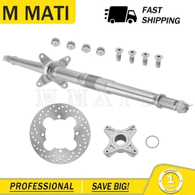 Eje trasero eje y buje de rueda para Honda TRX400EX TRX400 Sportrax 400 2X4 1999-08 Foto 1 de 4