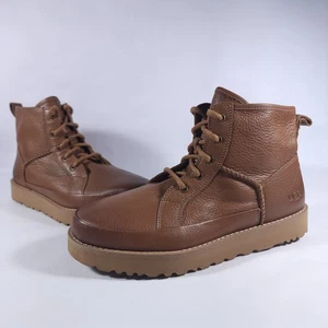 UGG Deconstructed Schnürstiefel kastanienbraun Innenreißverschluss Damengröße 8 neu - Bild 1 von 15