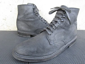 Allen Edmonds Higgins Mill Black Suede Weatherproof Dainite Boot USA 11 D - Picture 1 of 12