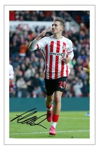 Jack Clark signiert 6x4 Autogramm FOTO Vordruck Sunderland Signature Geschenk - Bild 1 von 2