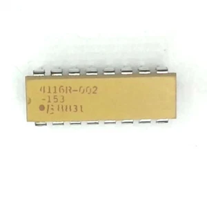 15K BOURNS RESISTOR NETWORK 4116R-2-153 4116R 16 Pin Dip NOS - Picture 1 of 3