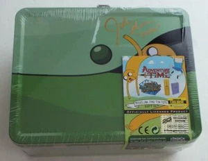SIGNED SacAnime ADVENTURE TIME John Dimaggio JAKE SDCC EXCLUSIVE TIN TOTE #838 - Picture 1 of 1