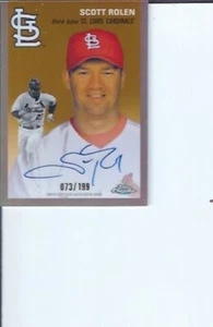 Scott Rolen 2023 Topps Chrome Platinum Refractor Autograph - Picture 1 of 1
