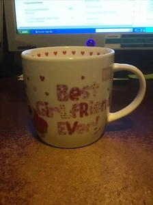BEST GIRLFRIEND EVER MUG BIRTHDAY ADULTS VALENTINES DAY - Picture 1 of 1