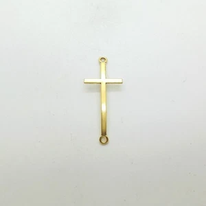 Kreuz Anhänger Gold Farben Jesus Christus Kruzifix Glaube christlich 890022 - Picture 1 of 4