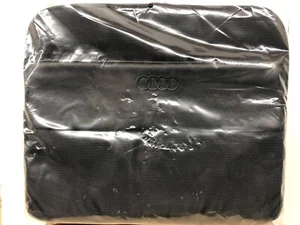 Black Audi Tablet Padded Sleeve New Original Genuine 31520000500 Zipped Pouch - Picture 1 of 4