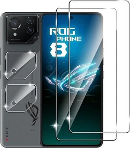 Tempered Glass Screen Protector ASUS ROG Phone 9,9 Pro,8,7,6,5,2/3,Zenfone 9,10 - Picture 1 of 28