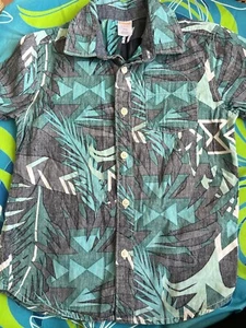 Boys Aloha Shirt Short Sleeve - Size S (5-6) - Picture 1 of 4