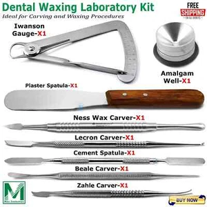 ZAHNALLABORTECHNIKER SET GIPS ZEMENT MISCHSPACHTEL WACHSSCHNITZER - Bild 1 von 9