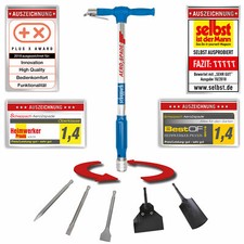 Pneumatik Aero Spade Druckluftspaten Drucklufthammer Spaten + 5 Meißelaufsätze