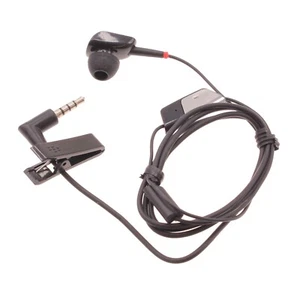 Wired Earphone Mono Headset Handsfree Mic 3.5mm Headphone Single for Cell Phones - Picture 1 of 5