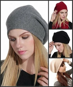 Prettystern Kaschmir-Wolle Cashmere Damen Beanie winter Strick-Mütze Warm Haube - Bild 1 von 10