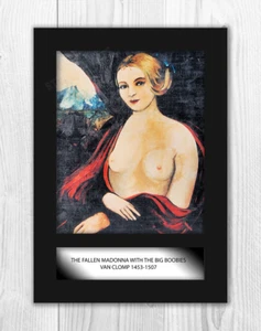 Allo Allo Fallen Madonna A4 reproduction painting poster with choice of frame - Picture 1 of 6