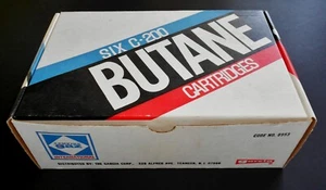 NOS Lot of 6 Each Camping C200 BUTANE CARTRIDGE / CANISTER Garcia GAZ France - Picture 1 of 7
