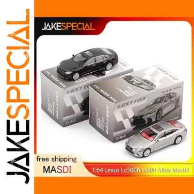 JakeSpecial – Voiture Miniature Masdi 1:64 Lexus LC500h LS500 Alloy Diecast M... - Photo 1/4