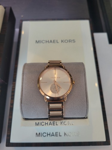 Orologio da donna MICHAEL KORS MK3640 Portia Quadrante Oro Rosa Bracciale Acciaio Inox