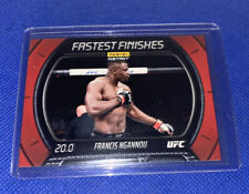 2022 Panini Instant UFC Fastest Finishes MMA Cards Checklist 22
