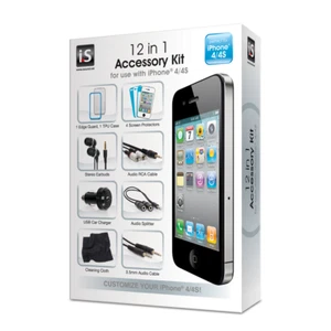 Vintage 12 in 1 Accessory Kit for iPhone 4 / 4s - Picture 1 of 2