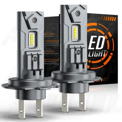 For Kawasaki Ninja 250r 2008-2012 Motorcycle LED Headlight H7 White Bulbs 6000K Foto 1 de 4