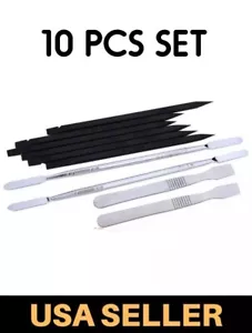 10 in 1 Metal Spudger Repair Opening Pry Tool Kit Set For iphone Laptop Pads Mac - Picture 1 of 10