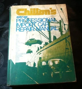Chilton's Motor Age Professional Import Car Repair Manual 5873 - Picture 1 of 2