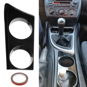Getränkehalter Becherhalter Glanz Schwarz Für BMW 1er E81 E82 E87 E88 2004-2011 - Picture 1 of 8