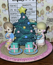 Buy 2 Get 1 Free Precious Moments-Christmas Miniature Tea Set MIB # 384607 New