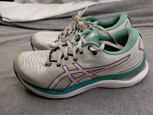 Asics Gel Cumulus 24 Damen 8 39,5 grau blau Laufschuh Jogging atmungsaktiv - Bild 1 von 11