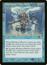 x1 MTG Magic The Gathering Whirlpool Warrior Foil Apocolypse