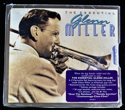 Glenn Miller - The Essential 47 Remastered Hits - 1995 RCA Bluebird NEW 2 Cass. Foto 1 de 2